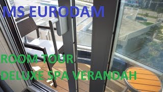 MS Eurodam Stateroom 11008  Deluxe Spa Verandah VT [upl. by Schonfield]