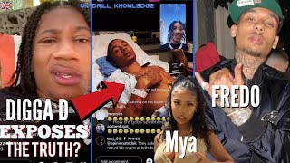 Digga D cgm Snaps On Fredo For Taking Mya Mills quotHe Likes Yung Gyalquot [upl. by Nawad]