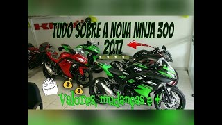 Ninja 300  TUDO SOBRE A NOVA NINJA 300 2017 [upl. by Junette]