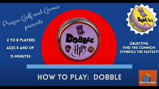 How to Play DOBBLE or SPOT IT [upl. by Nadeau]