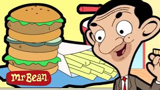 BEAN BURGER 🍔  Mr Bean Cartoon Season 1  Funny Clips  Mr Bean Cartoon World [upl. by Alecram]