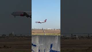 Estafeta Air Cargo Boeing 7374M0F landing in Tijuana Airport planespotting boeing737 tijuana [upl. by Esikram]