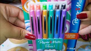 Paper Mate Flair Pens Candy Pop Edition Review [upl. by Uahc]