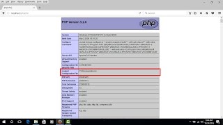 where is location phpini and how edit php configuration file  case appserv in windows 10 [upl. by Mcnully219]