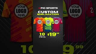 Custom Sublimated Jerseys  Only 1999  Fast Delivery at EpicSportscom [upl. by Essej310]