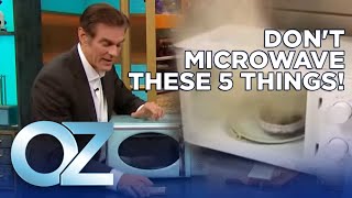 You Wont Believe What Happens When You Microwave These 5 Things  Oz Health [upl. by Nylyaj238]