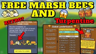 Best WAY To Get MARSHMALLOW BEES And TURPENTINE In Bee Swarm Simulator [upl. by Regnig]