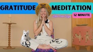 12Minute Gratitude Meditation  Mantra Affirmations for a Grateful Heart [upl. by Sarnoff]