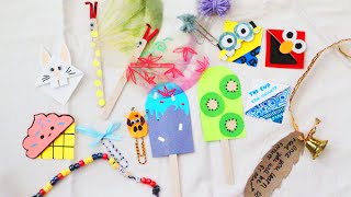 DIY 10 CREATIVE Bookmark Ideas [upl. by Atilegna574]