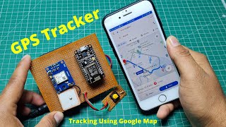 GPS Tracker Using NodeMCU  ESP8266 [upl. by Nyrrad]