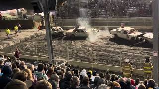 Delaware County Fair  Walton NY  81823 DEMO DERBY  Chain amp Bang Feature [upl. by Ysus]