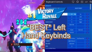 The BEST Left Hand Fortnite Keybinds  Fortnite Guide [upl. by Ahsiuqal]