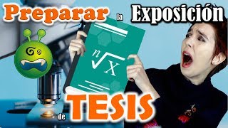 ➤Cómo PREPARAR la Presentación de una TESIS Mi Tesis Doctoral [upl. by Art]