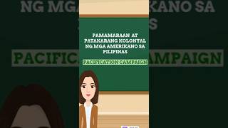 PACIFICATION CAMPAIGN depedmatatag history [upl. by Ybocaj]