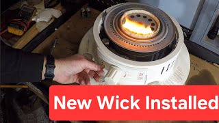 Kerosene Heater Wick Replacement [upl. by Winna851]