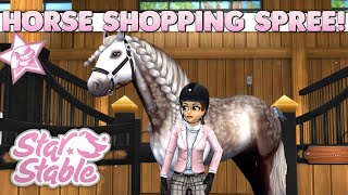 Star Stable Horse Shopping Spree  Buying 4 New Horses 🛍️🐴 [upl. by Murphy233]