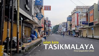 Walking Around Tasikmalaya city  West Java ‼ walk from Asia Plaza to Alun Alun Tasik [upl. by Rovit]