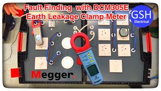 Electrical Fault Finding Earth Leakage Current Detected with the Megger DCM305E Clamp Meter [upl. by Irmina]