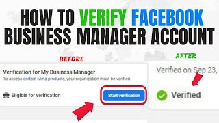 Verify Facebook business Manager Account [upl. by Gracye]