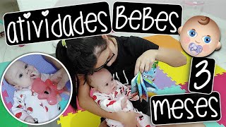 ATIVIDADES PARA BEBÊS DE 3 MESES  by Carla Soares [upl. by Anahsek]