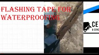 Bitumen Flashing Tape for Waterproofing Roof Leakage Tank Leakage Self Adhesive Tape [upl. by Ailee903]