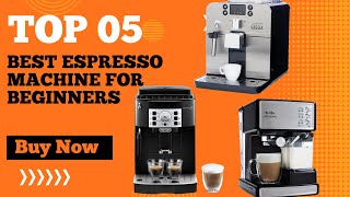 Best Espresso Machine for Beginners in 2024  Top 5 Best Beginner Espresso Machine [upl. by Meingoldas]