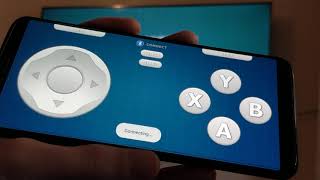 Using phone as gamepad for AndroidTV Bluetooth Pokemon [upl. by Hauge]