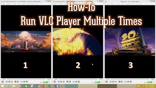 How to Play Multiple Videos At Once in VLC Media Player Tutorial [upl. by Ellitnahc105]