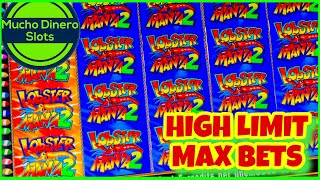 LOBSTER MANIA SLOT MAX BETS HIGH LIMIT SLOTS [upl. by Sauls879]