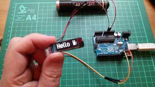 Arduino Anxiety  Uno 128x32 OLED and u8g2lib [upl. by Lleroj]