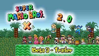 Super Mario Bros X SMBX 20 Beta 3  Trailer [upl. by Netsirhc]