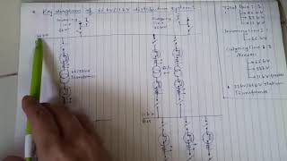 Part 4 one line key diagram of a typical 66kV  11kV Distribution Substation [upl. by Erick263]