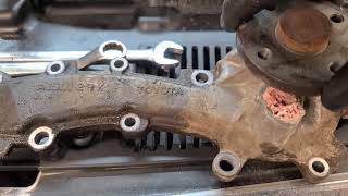 2008 Toyota Highlander 35 Water Pump Replacement [upl. by Ekihc593]