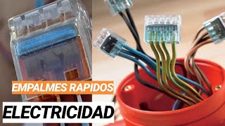 Empalmes electricos rapidos Empalmes de cables Cable splices [upl. by Lawrenson]