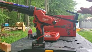 Milwaukee M12 Caulk and Adhesive Gun 244121 [upl. by Nymsaj]