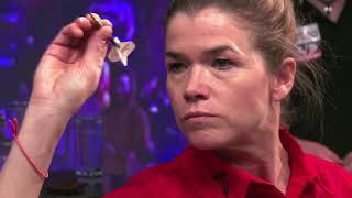 Darts WM Finale 2015 Anke Engelke vs Max Hopp [upl. by Albin]