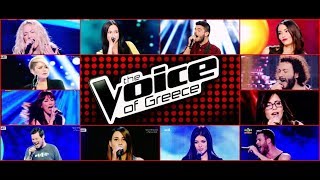 The Voice Greece BEST Blind Auditions from all seasons so far [upl. by Salakcin]