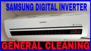 SAMSUNG DIGITAL INVERTER SPLIT TYPE AIRCON  AIRCON CLEANING [upl. by Furey]