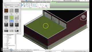 Creating a Green Roof Keystone Library CEA PLTW REVIT [upl. by Ieppet]