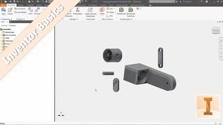 Inventor 101 Placing and Orienting Parts in an Assembly [upl. by Clawson192]