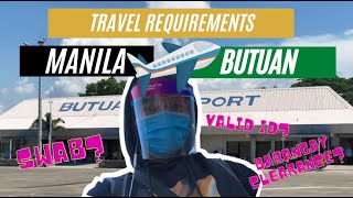 TRAVEL REQUIREMENTS  MANILA TO BUTUAN CEBPAC  JUNE 2021 [upl. by Rovner]