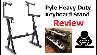 Pyle Heavy Duty Keyboard Stand Review [upl. by Ala]