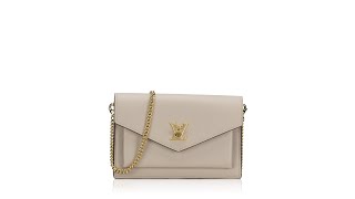 Louis Vuitton Soft Calfskin MyLockme Chain Pochette Greige [upl. by Anuska]