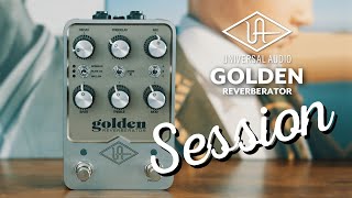 UAFX Pedals  Golden Reverberator  Unboxing and Demo [upl. by Narik792]