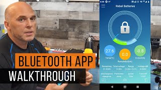 reBel Batteries  100A 4S JiaBaida Bluetooth BMS Walkthrough  Settings [upl. by Bremer]