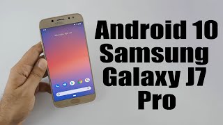 Install Android 10 Galaxy J7 Pro Pixel Experience ROM  How to Guide [upl. by Aletsirc297]