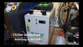 Chiller CW 5200  5000 einstellen Deutsch [upl. by Damalis807]