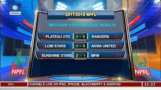 NPFL Plateau United Go Top After Rangers Win Sports Tonight [upl. by Onailerua266]