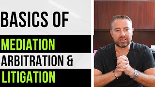 Mediation Arbitration and Litigation The Basics [upl. by Arotal]