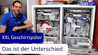 Unterschied XXL Geschirrspüler und normale Spülmaschine  Wann benötige ich ein XXLGeschirrspüler [upl. by Nylareg]